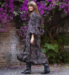 vestido largo bohemio manga larga PAOLA - Miss June