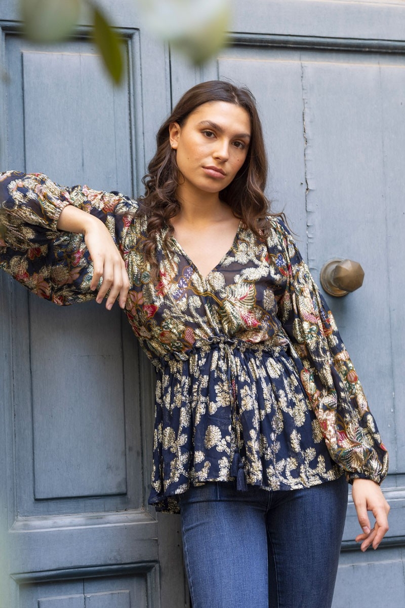 blusa floral manga larga LYAM - Miss June