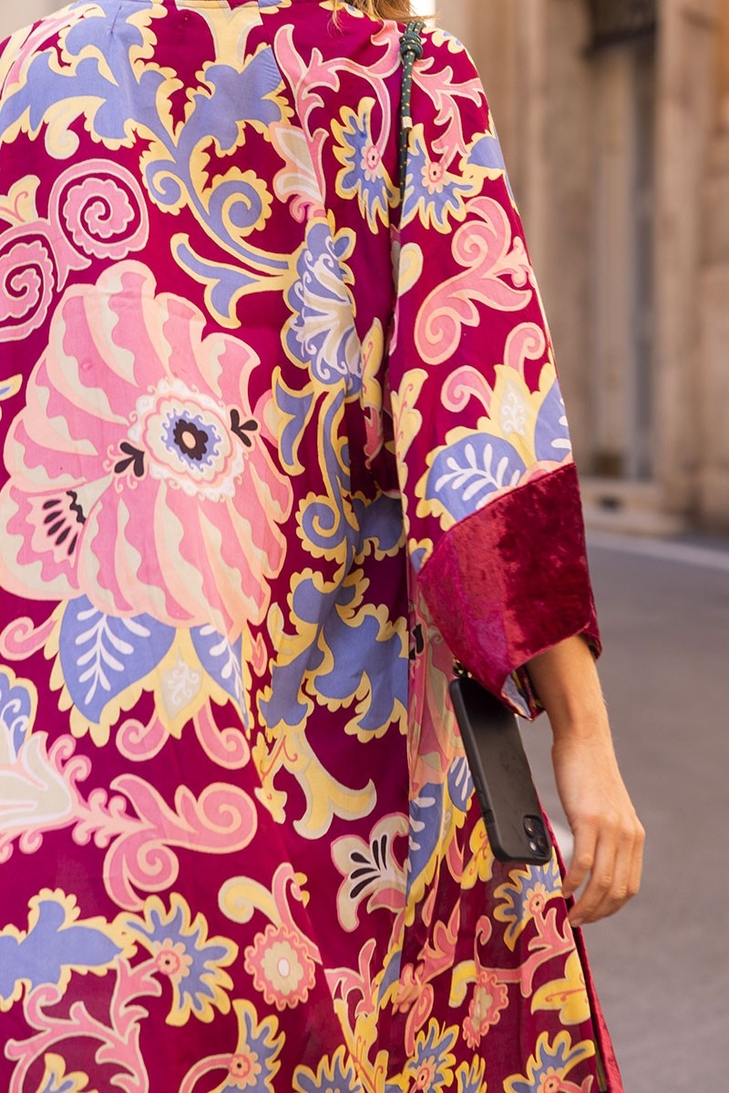 kimono largo bohemio manga larga IVANA - Miss June