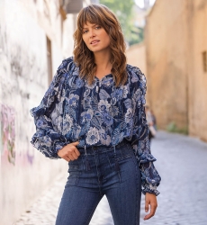 blusa floral manga larga SILVIA - Miss June