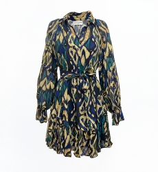 long sleeve bohemian short dress SORAYA - Miss June