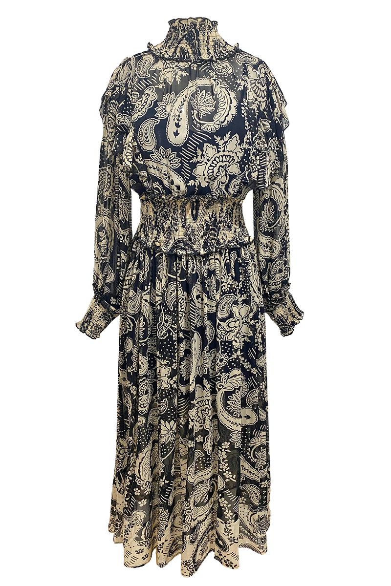 vestido largo bohemio manga larga PALOMA - Miss June