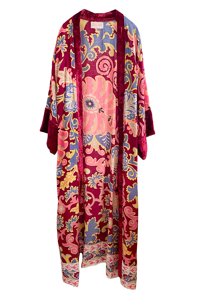 kimono long manche longue boheme IVANA - Miss June