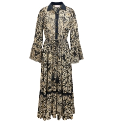 Robe longue manche longue boheme chic ZELIE -Miss June