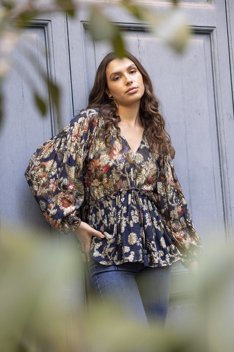 blusa floral manga larga LYAM - Miss June