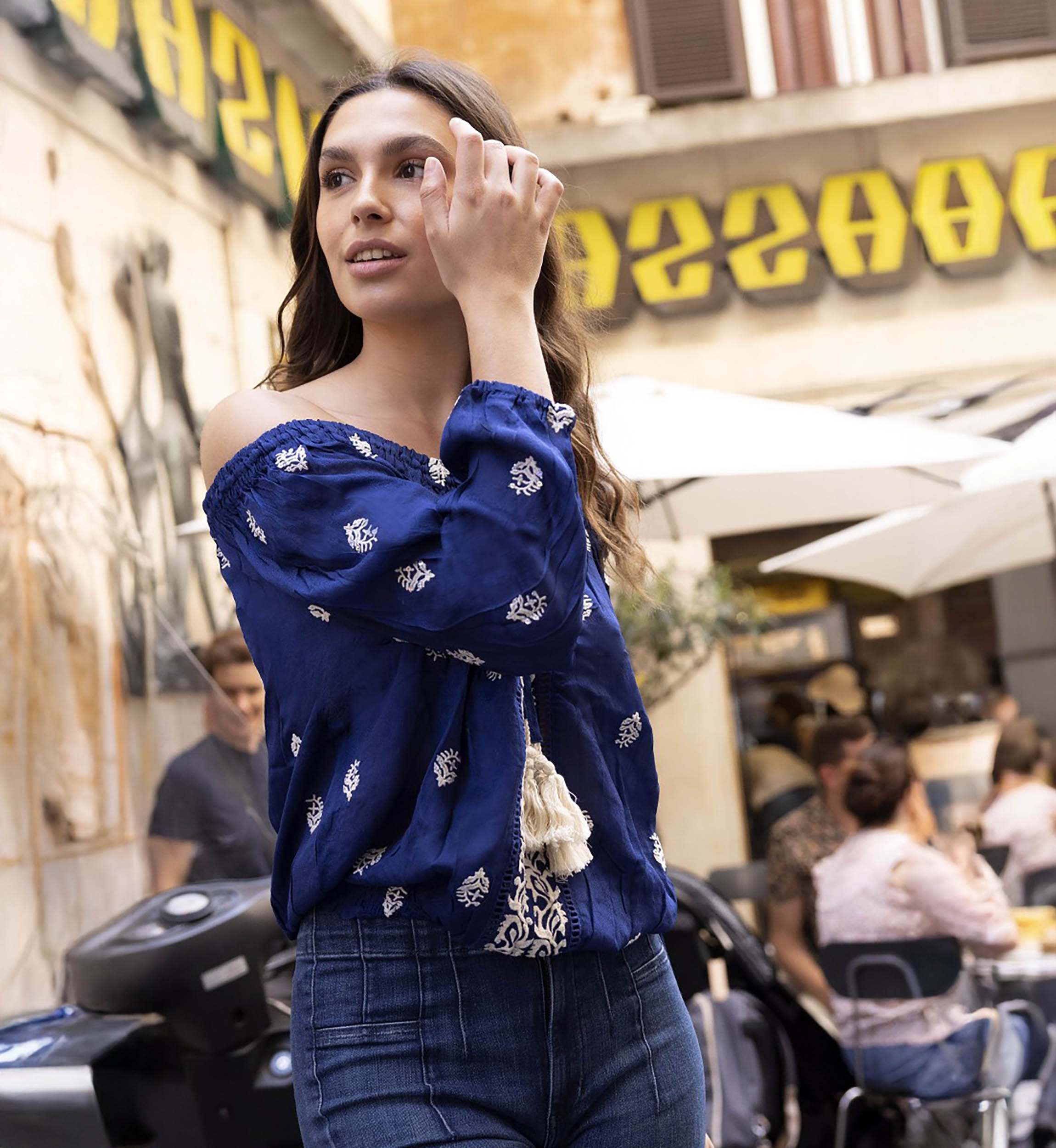 blouse manche longue brodée GALLERY - Miss June