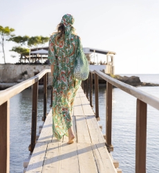 long sleeves bohemian long caftan CASSIA - Miss June