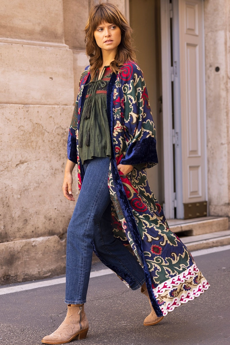 kimono long manche longue boheme IVANA - Miss June