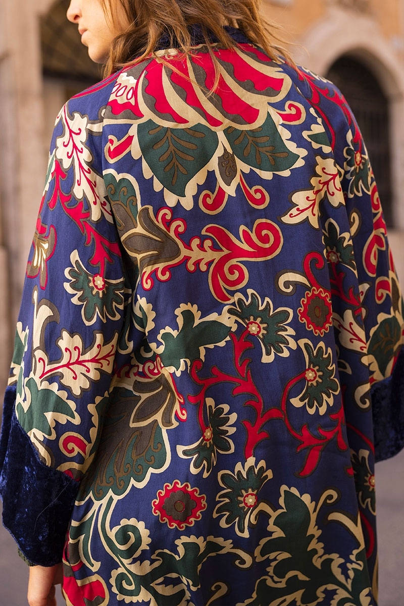 kimono largo bohemio manga larga IVANA - Miss June