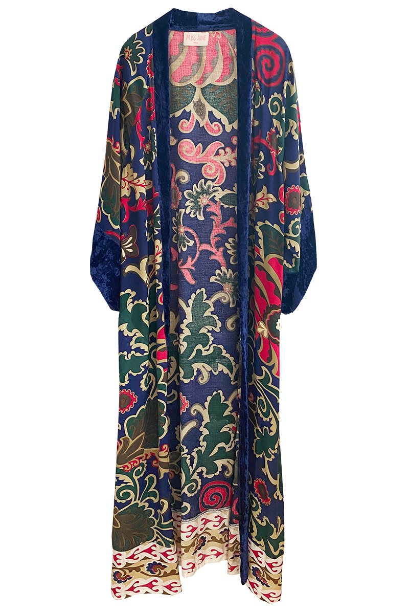 kimono largo bohemio manga larga IVANA - Miss June