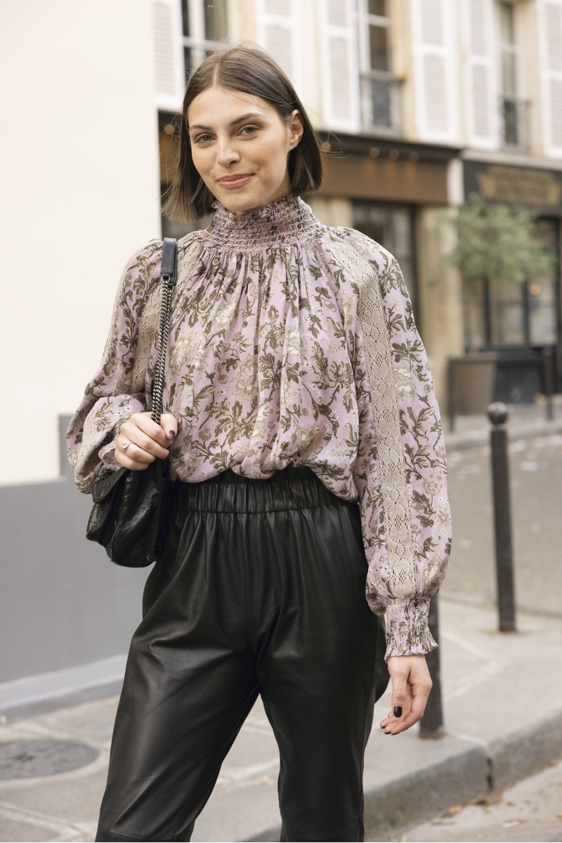 blouse manche longue fleurie HELOISE - Miss June