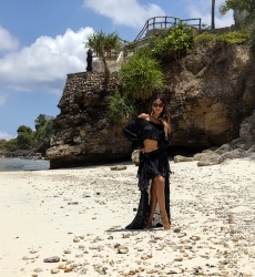 Celeste Skirt - Black - Asymmetrical - Bohemian Chic - Miss June Paris - 2