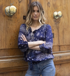 long sleeve bohemian blouse BLISS - Miss June