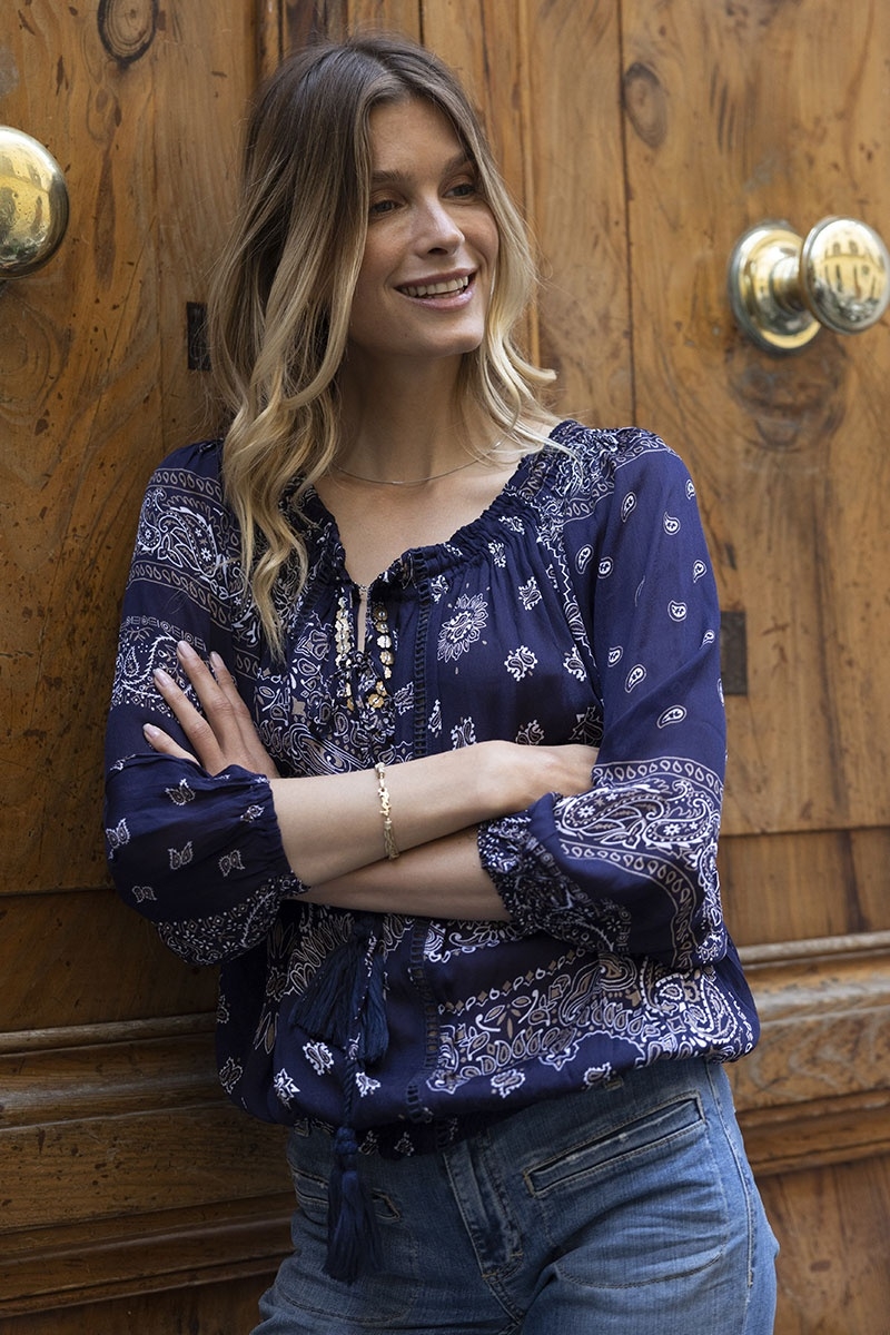 blouse manche longue boheme BLISS - Miss June