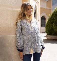 long sleeve bohemian blouse DIVINA - Miss June