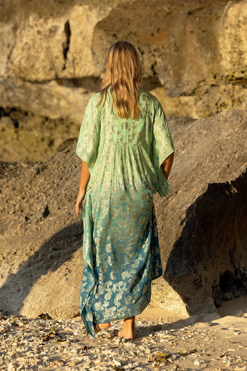 caftan long manche courte boheme PHOEBE - Miss June
