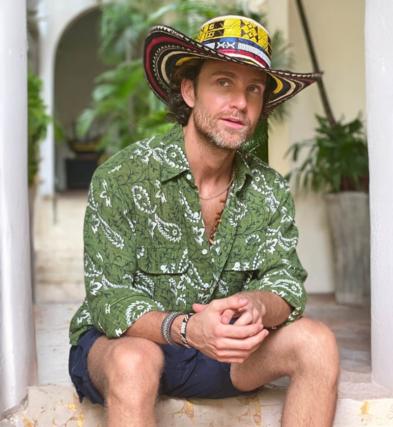 Chemise Medellin - kaki - manches longues  - manches longues - collection Shay - Miss June Paris - 7