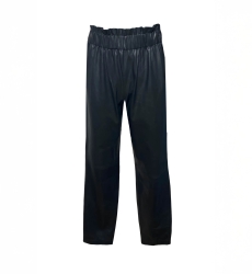 Maya leather pants - chic women's pants - black - Miss June Paris - 3