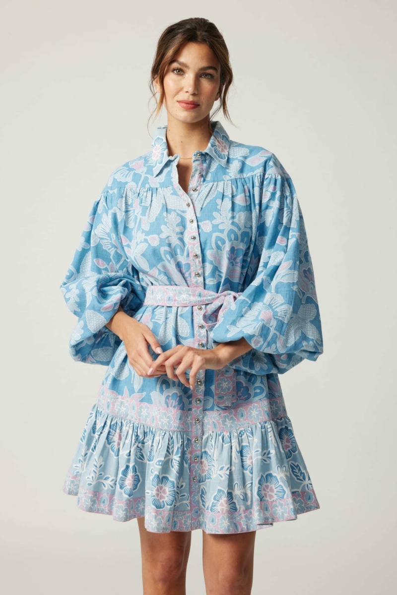 Robe courte Juliette - 100% coton - Miss June Paris - 3