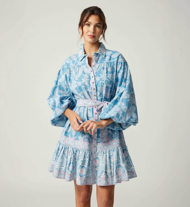 Robe courte Juliette - 100% coton - Miss June Paris - 3