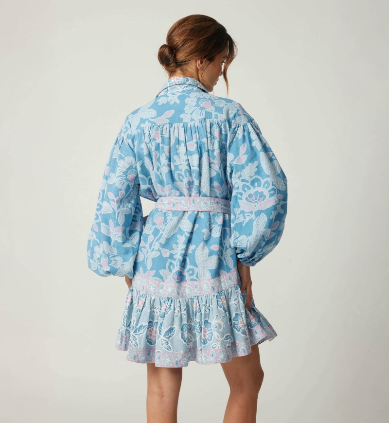 Robe courte Juliette - 100% coton - Miss June Paris - 4