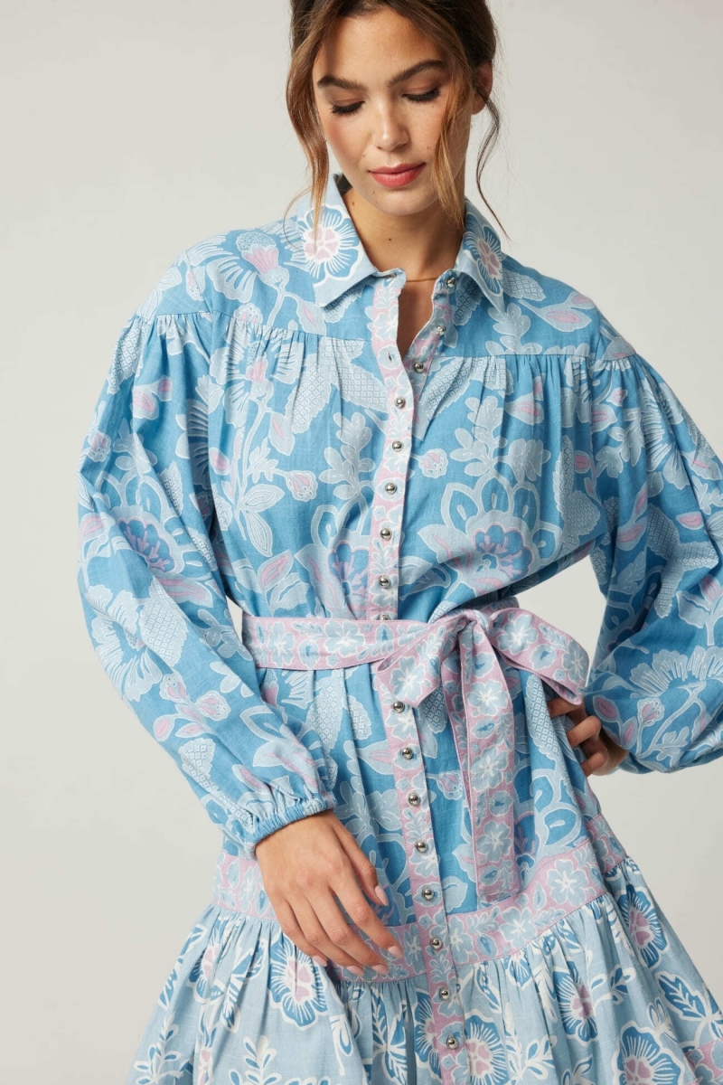 Robe courte Juliette - 100% coton - Miss June Paris - 5
