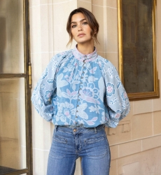 Chemise femme Amélie - 100% coton - Miss June Paris - 1