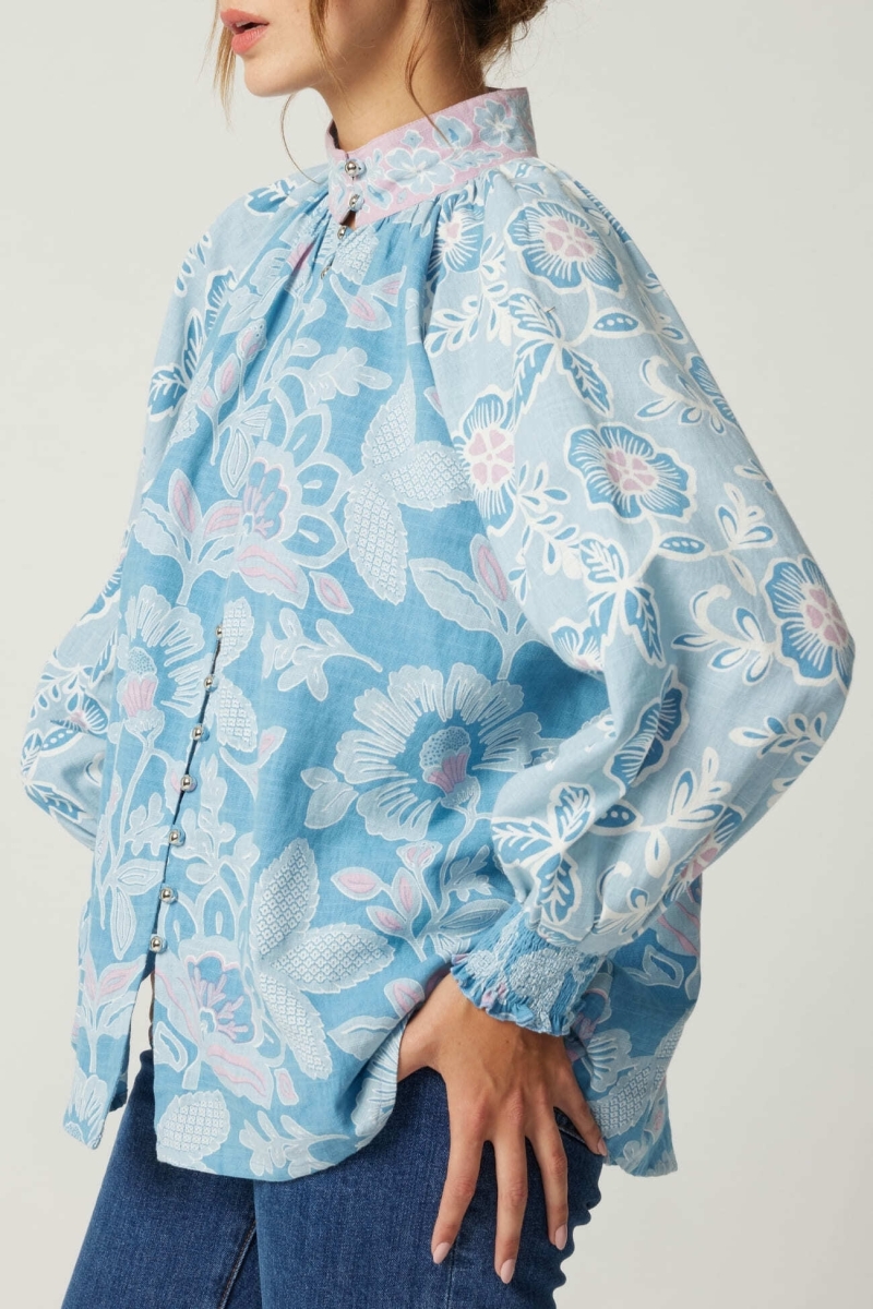Chemise femme Amélie - 100% coton - Miss June Paris - 5