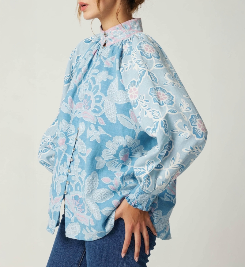 Chemise femme Amélie - 100% coton - Miss June Paris - 5