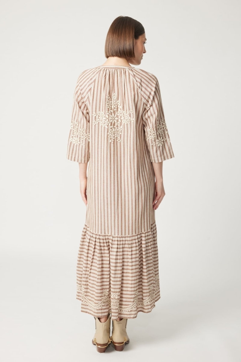 Robe longue Solène - coupe ample - 100% coton - Miss June Paris - 4