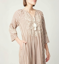 Robe longue Solène - coupe ample - 100% coton - Miss June Paris - 5