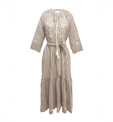 Robe longue Solène - coupe ample - 100% coton - Miss June Paris - 6