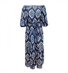 Lucille long dress - embroidered and flowing - Miss June Paris - 6