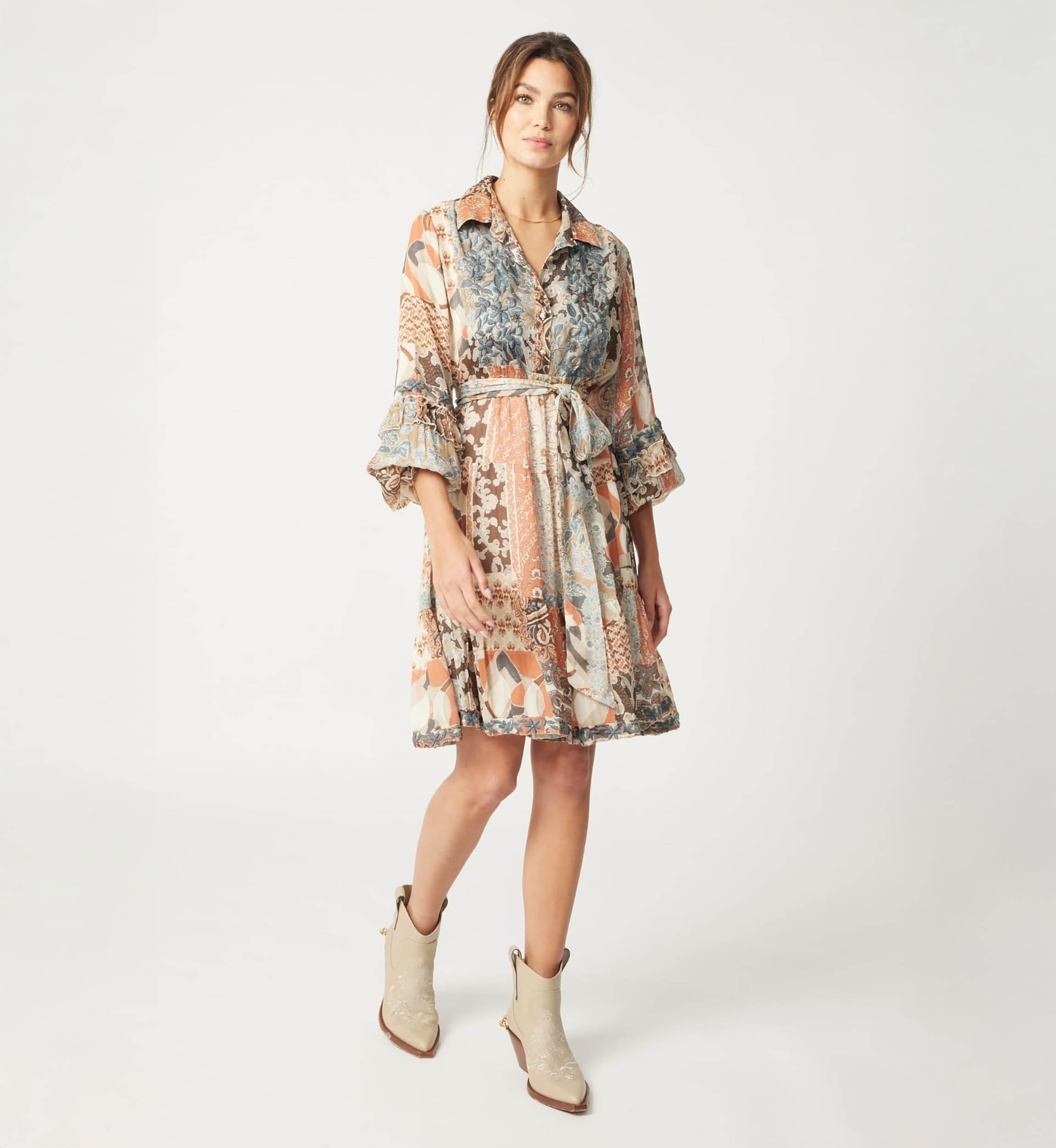 Robe courte Clémentine - Miss June Paris -1