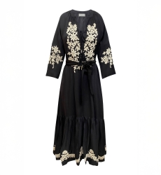 Louison long dress - black color - Miss June Paris - 6