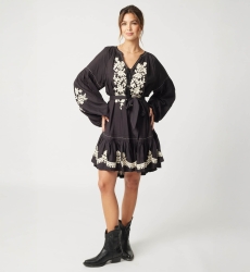 Anouk short black dress - Miss June Paris - 1