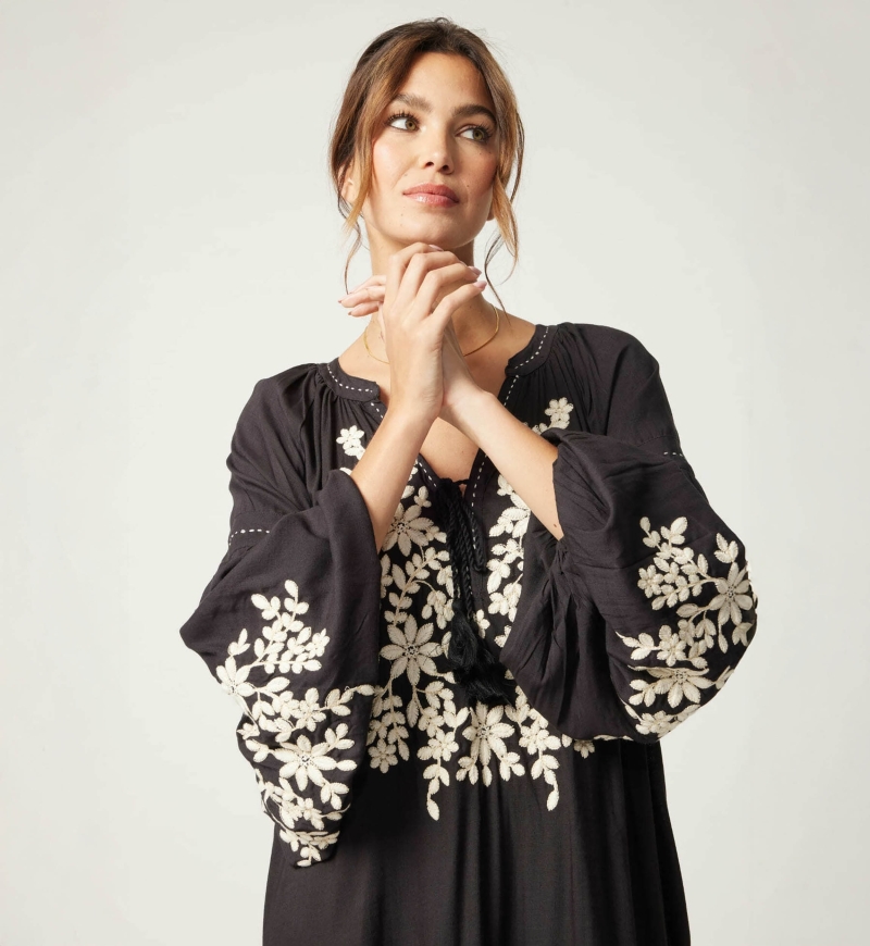 Anouk short black dress - Miss June Paris - 5