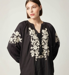 Blusa negra Noémie - Miss June Paris - 5