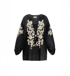 Blusa negra Noémie - Miss June Paris - 6