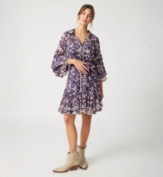 Robe courte Léonie - florale -  Miss June Paris - 2