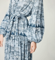 Robe longue Lila - imprimé savane - Miss June Paris - 5