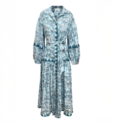 Robe longue Lila - imprimé savane - Miss June Paris - 6