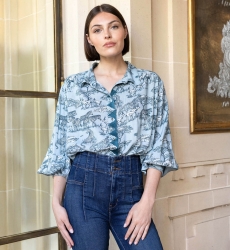 Chemise femme Maé imprimé savane - Miss June Paris - 2