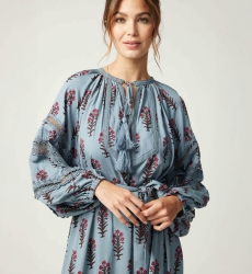 Amber Long Dress - floral print - Miss June Paris - 5