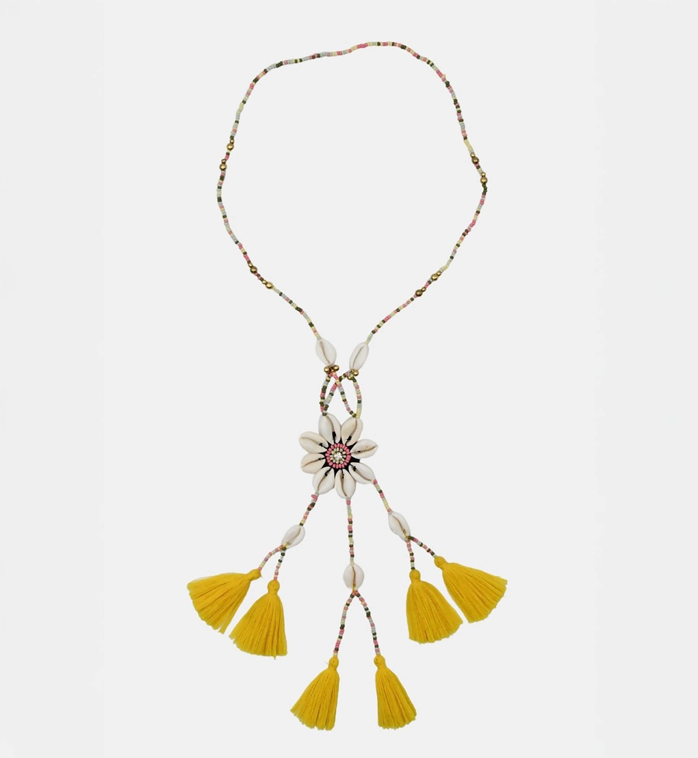 collier long fantaisie boheme LENA - Miss June