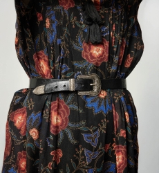 Ceinture Cuir Riley Noir - Miss June Paris - 8