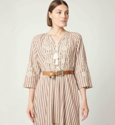 Ceinture Cuir Riley Marron - Miss June Paris - 8