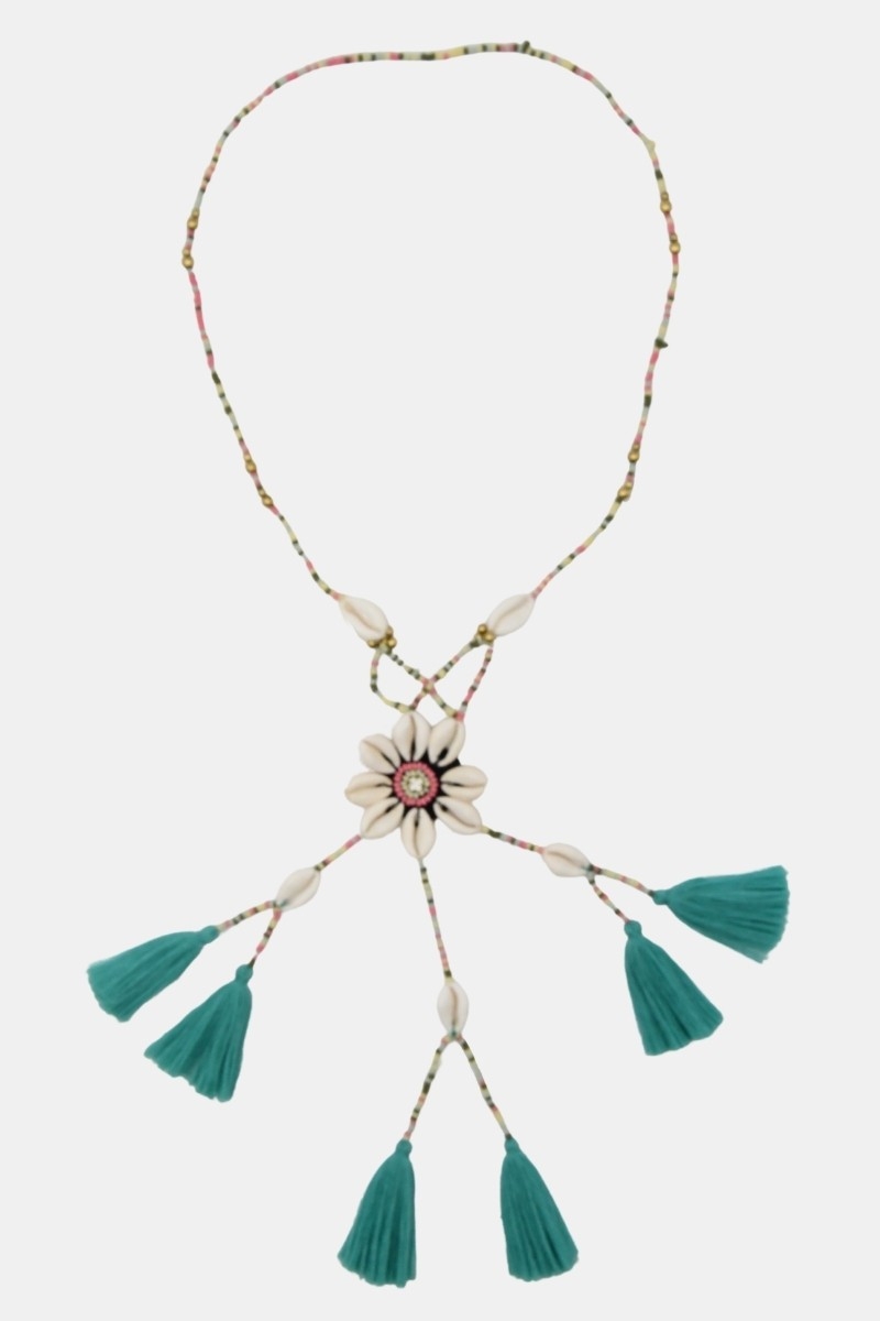 Long bohemian costume necklace LENA - Miss June