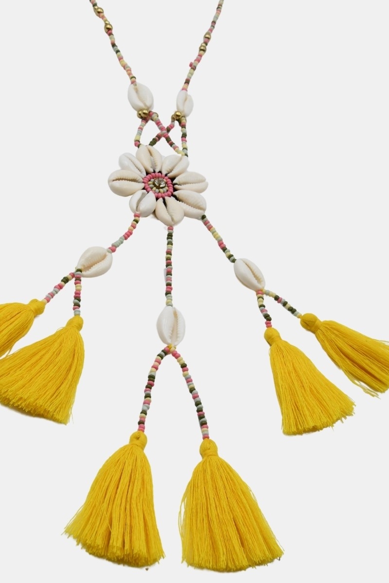 Long bohemian costume necklace LENA - Miss June
