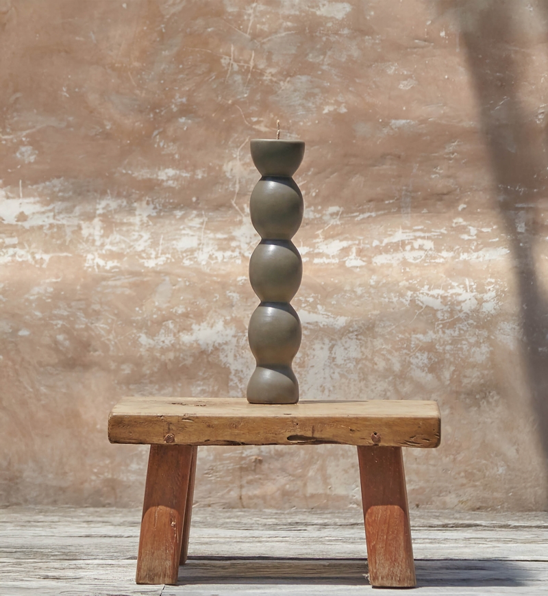 Candle Summer In Lago Di Garda - green - 30cm - Miss June Paris - 1